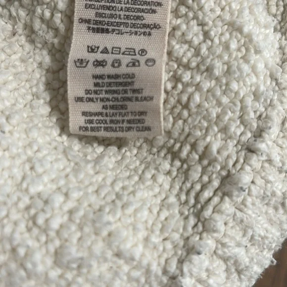 Free People Two Faced Embroidered Jacket in Ivory SZ L - Picture 14 of 14